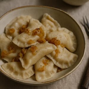 Pierogi bezglutenowe z mięsem 200g